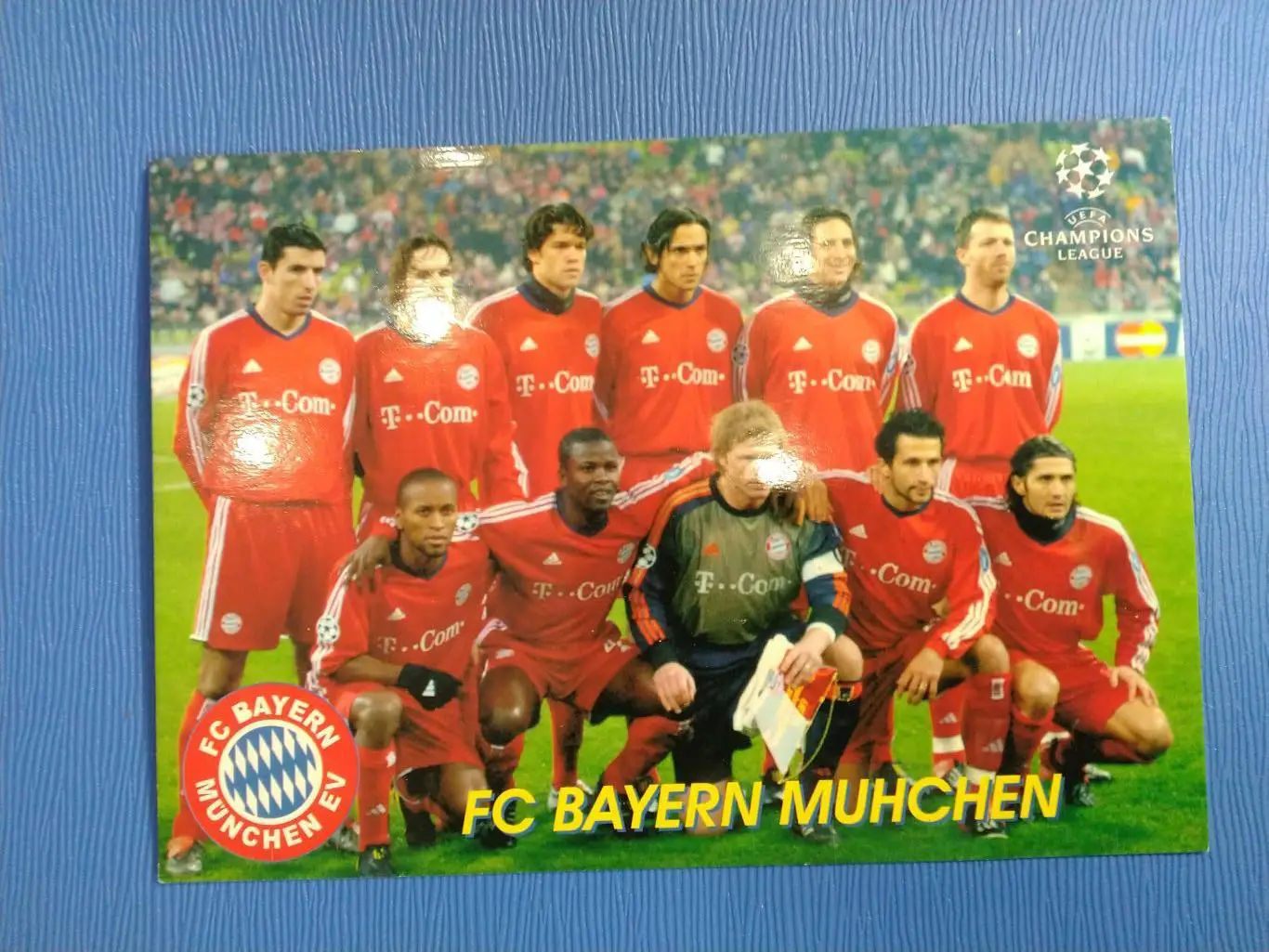 ОТКРЫТКА-КАРТОЧКА МОЙ ФУТБОЛ - БАВРИЯ №548