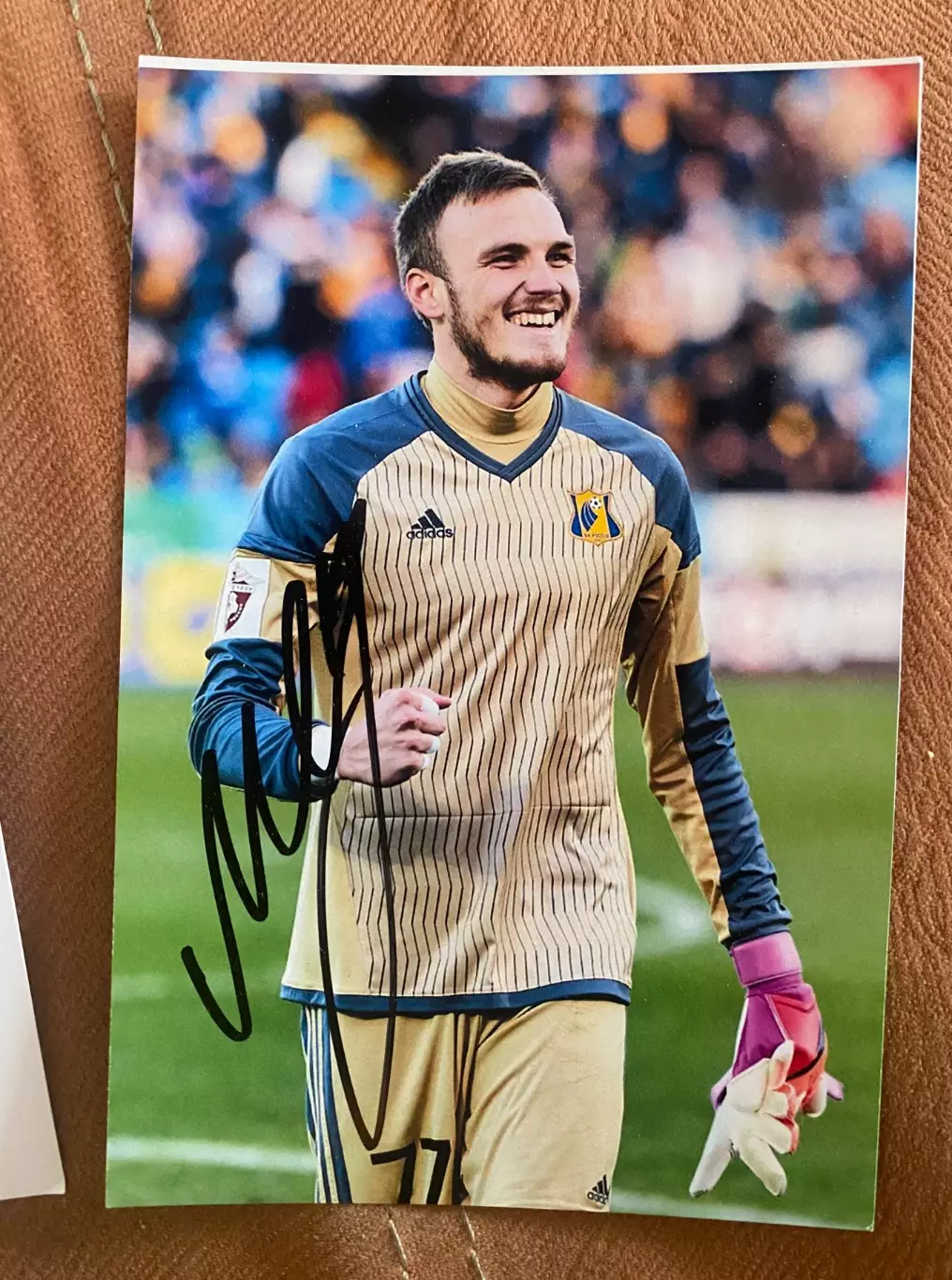 Автограф Никиты Медведева