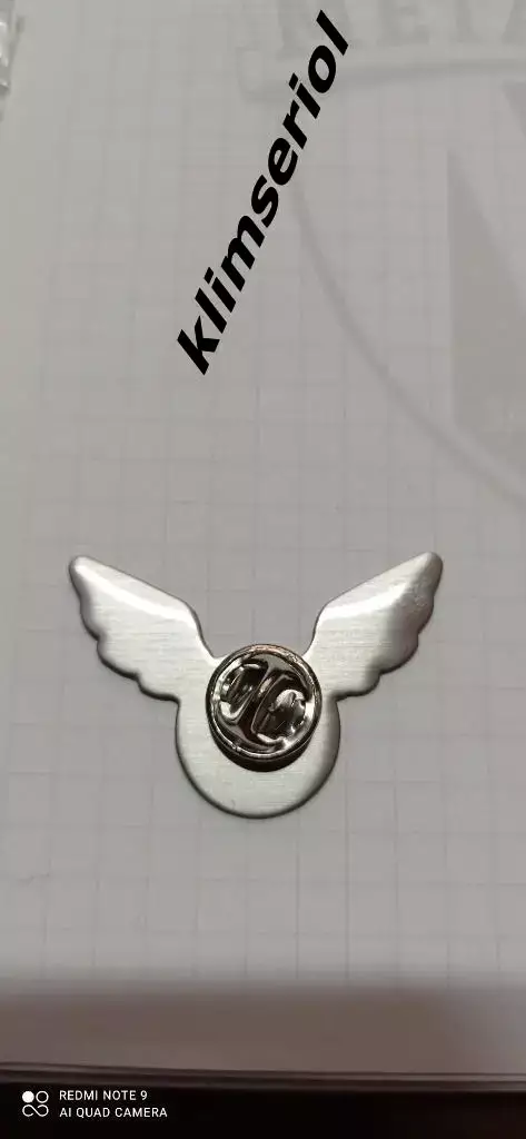 Значок. Мяч лиги чемпионов. 1