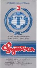 Торпедо (Запорожье) - ЦСКА Борисфен (Киев) 13.04.1996 К