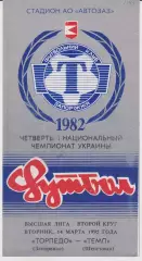 Торпедо (Запорожье) - Темп (Шепетовка) 14.03.1995 К