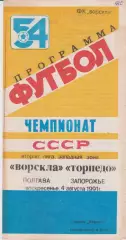 Ворскла (Полтава) - Торпедо (Запорожье) 04.08.1991 К
