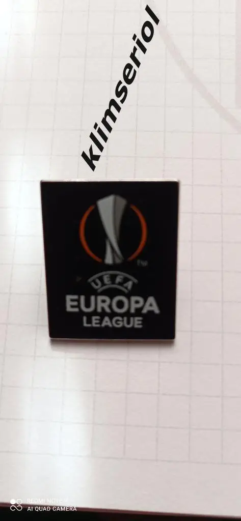 Значок.UEFA. League EVROPA.(Лига Европы)