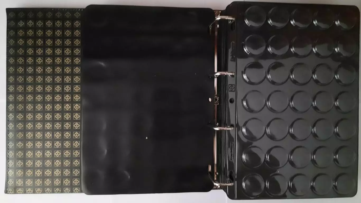 Альбом с 8 листами для хранения пивных крышек (пробок) . В шубере. 5