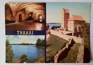 Открытка. Тракай. Литовская ССР (1981 год)