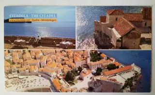Открытка. Будва. Черногория.