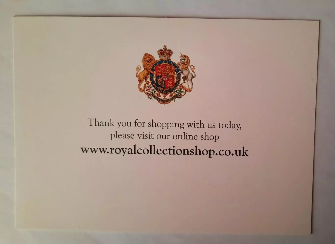 Открытка. Герб Великобритании. 1