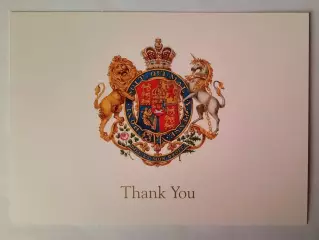 Открытка. Герб Великобритании.