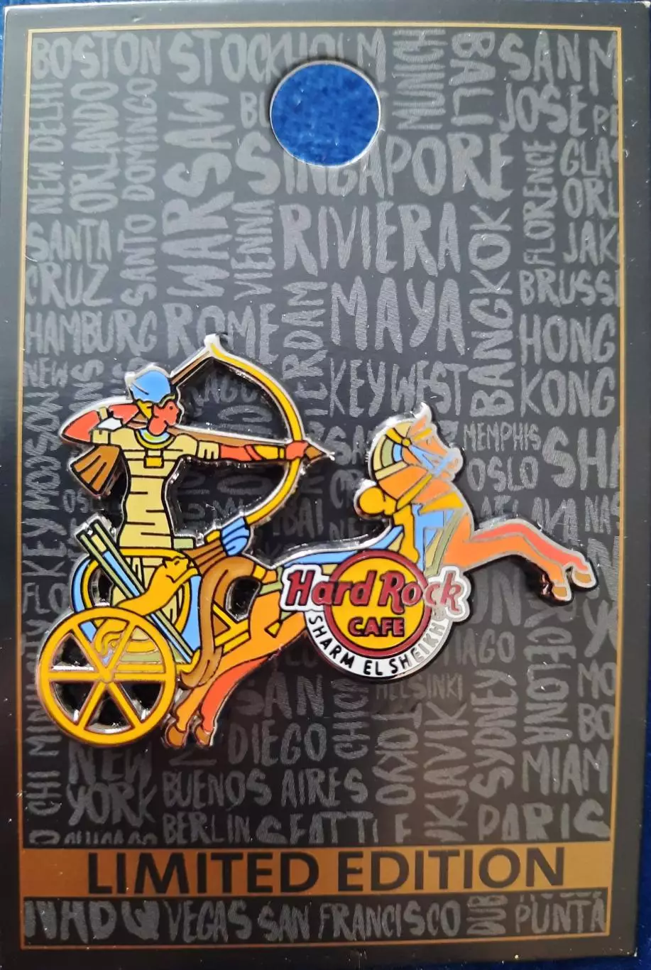 Значок Хард Рок Кафе «hard rock cafe» Шарм эль Шейх. Колесница.