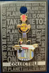 Значок Хард Рок Кафе «hard rock cafe» Дубай. Гитара. Аэропорт.