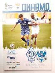 Программка к матчу Динамо Москва - Ф.К. Волга Кубок России 22.09.2010