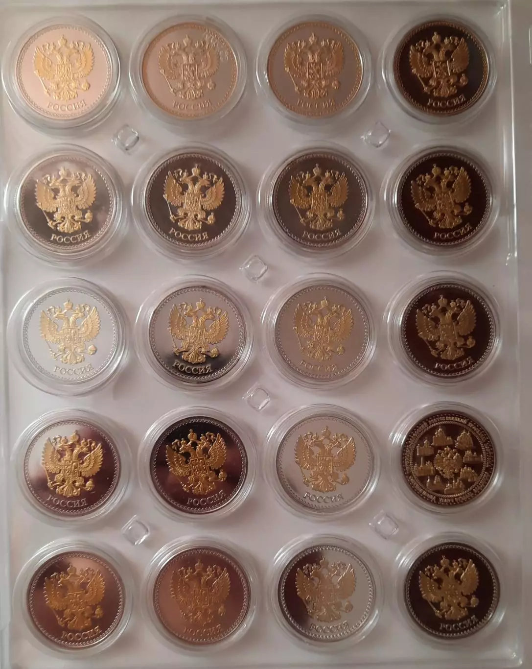 78 сувенирных монет (жетонов) города России. Биметалл. 1