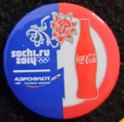 Значок Олимпиада Сочи 2018 (официальный).