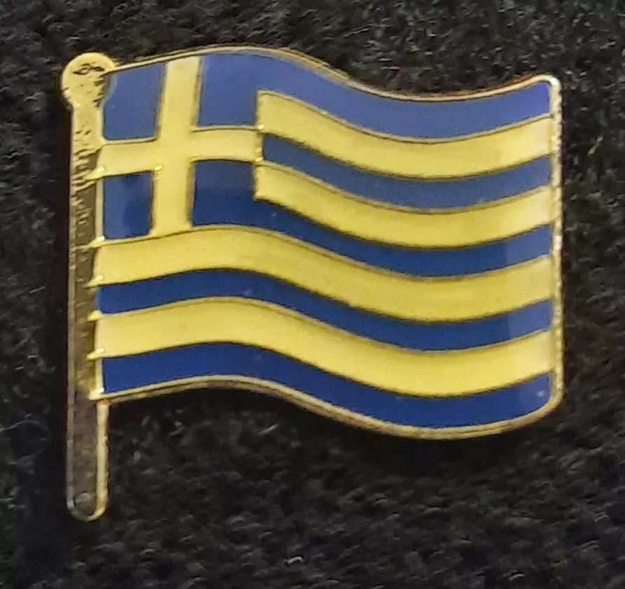 Значок Греция. Флаг.