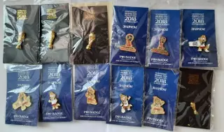 Значки Чемпионат Мира по футболу Россия 2018 на Ваш выбор. (официальные). 3 см.