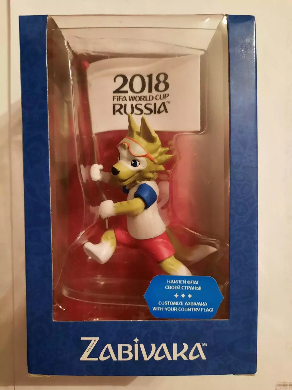 Фигурка Забиваки - талисмана Чемпионата Мира по футболу Россия 2018. (вид 1)