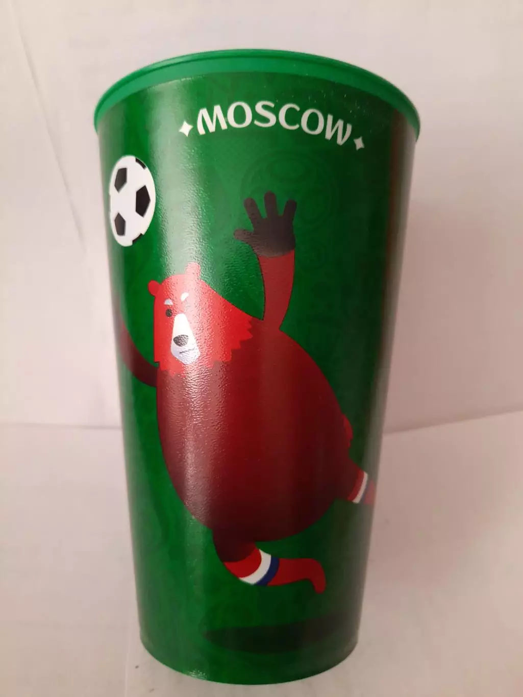 Пивной стакан Чемпионат Мира по футболу Россия 2018. Москва (пластик) 0,5 л