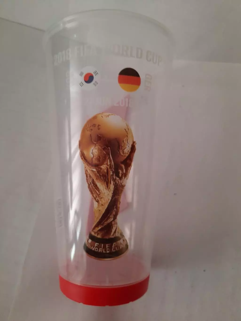 Пивной стакан Чемпионат Мира по футболу Россия 2018. Корея - Германия (пластик)