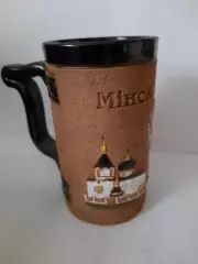 Пивная кружка. Минск. Беларусь. (керамика) 0,5 л