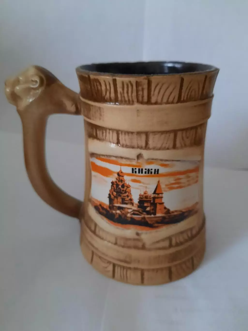 Пивная кружка. Кижи. (керамика) 0,5 л