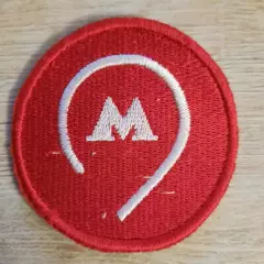 Шеврон Герб Москвы. Московский метрополитен (вид 1)