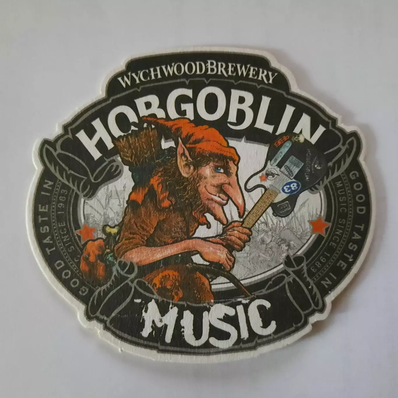 Бирдекель (подставка под пивной стакан / бокал) Hobgoblin (Хобгоблин) (вид 3).