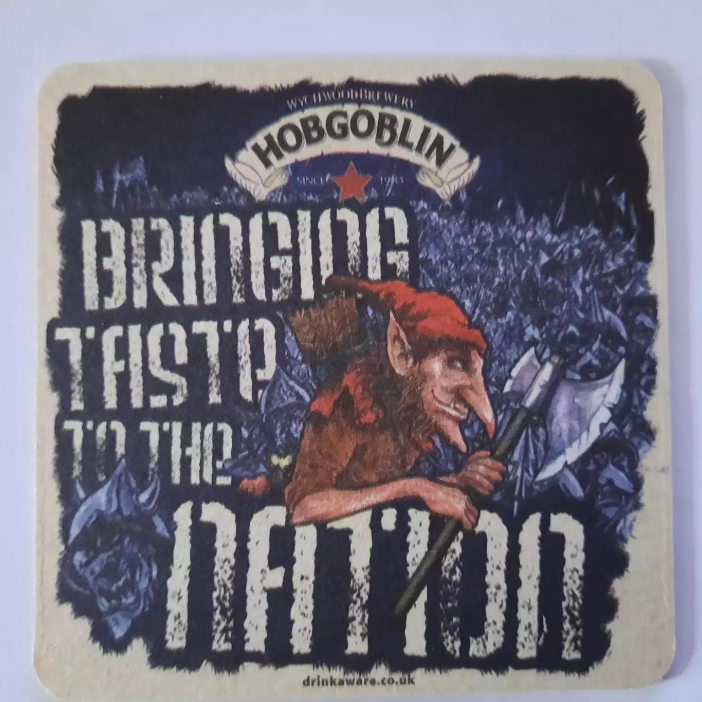 Бирдекель (подставка под пивной стакан / бокал) Hobgoblin (Хобгоблин) (вид 4).