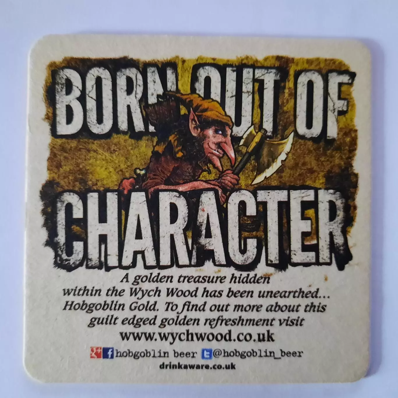 Бирдекель (подставка под пивной стакан / бокал) Hobgoblin (Хобгоблин) (вид 5). 1