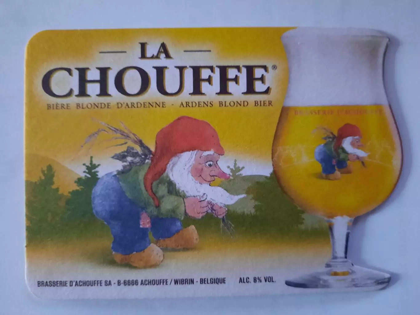 Бирдекель (подставка под пивной стакан / бокал)(Ла Шуфф) (вид 1).