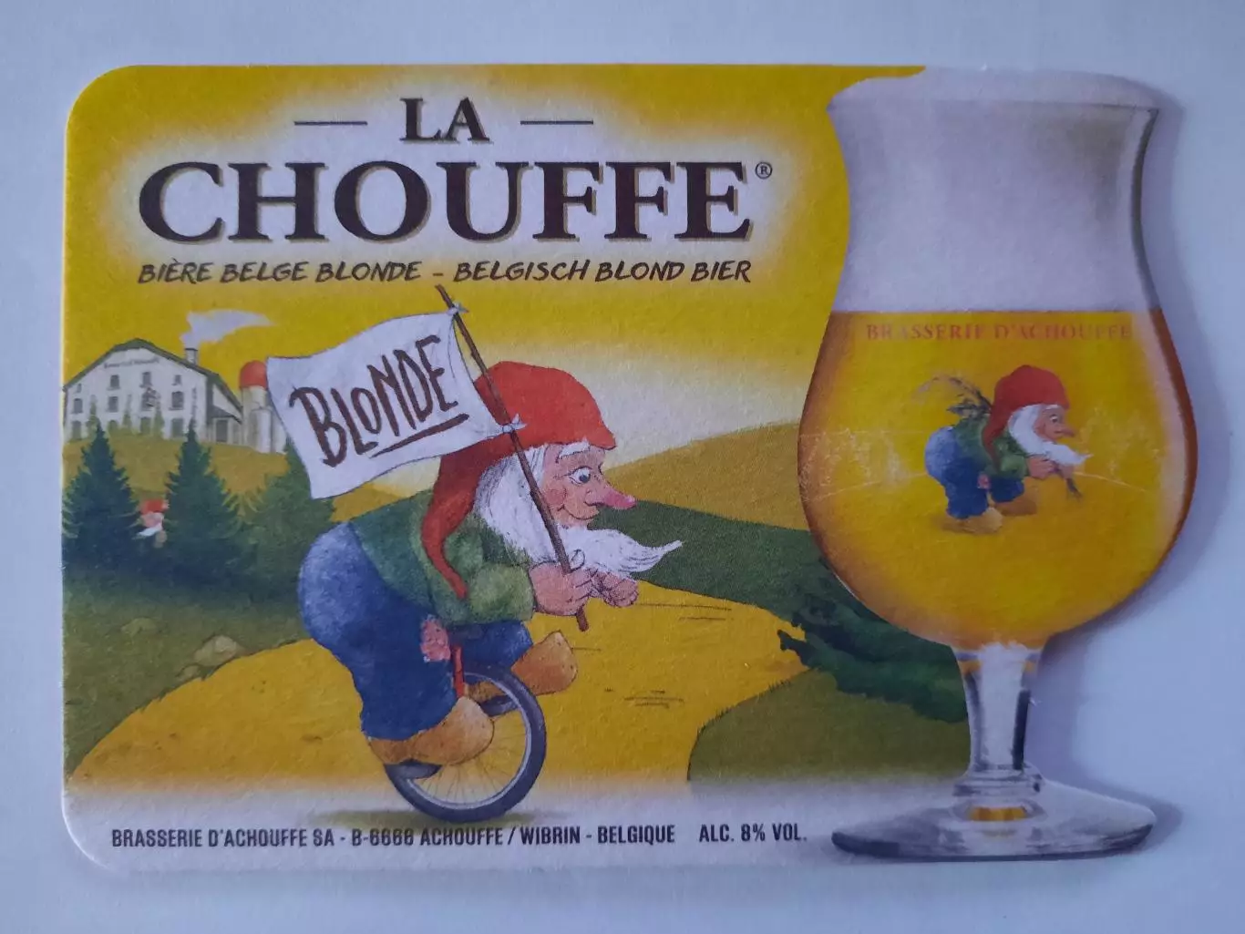 Бирдекель (подставка под пивной стакан / бокал)(Ла Шуфф) (вид 2).