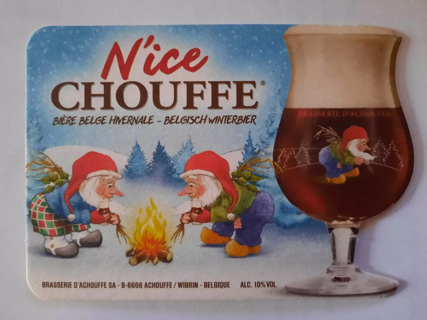 Бирдекель (подставка под пивной стакан / бокал)(Ла Шуфф) (вид 3).