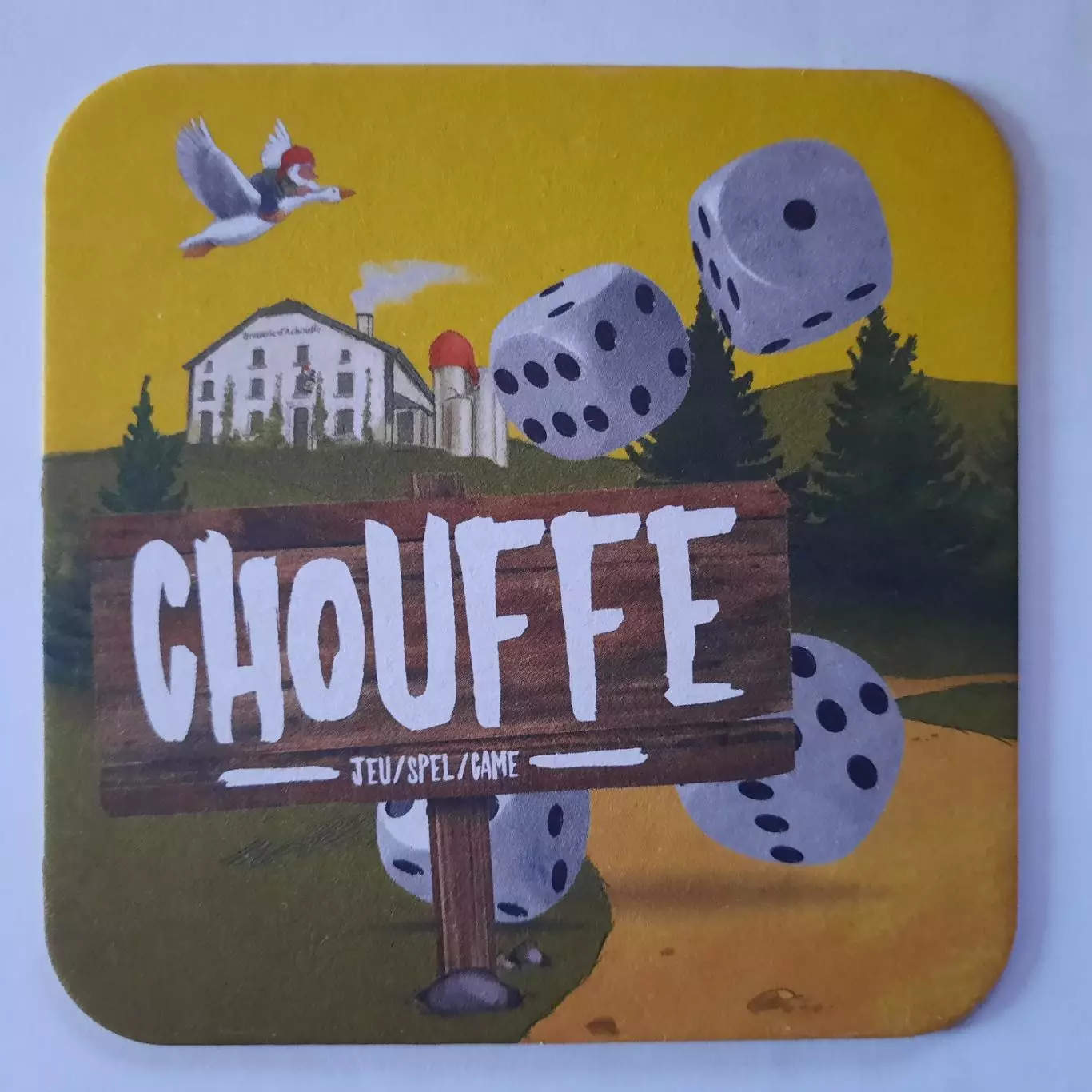 Бирдекель (подставка под пивной стакан / бокал)(Ла Шуфф) (вид 6).