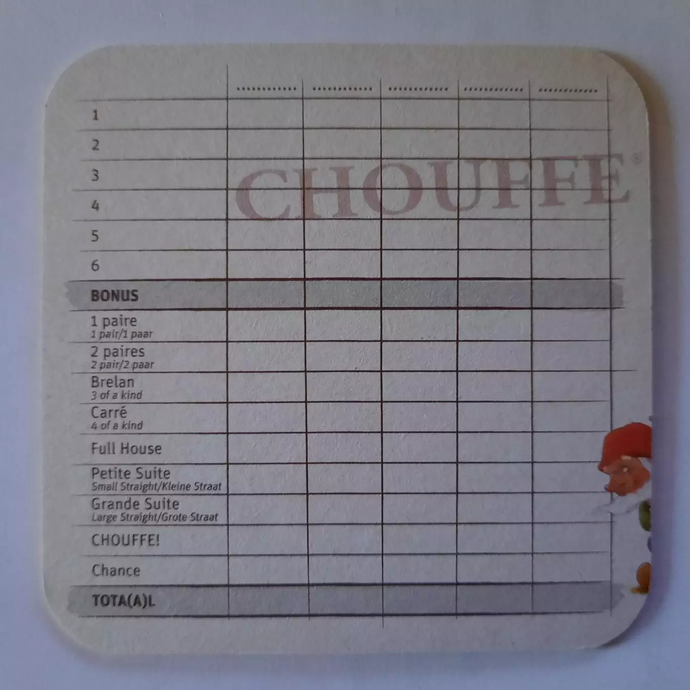 Бирдекель (подставка под пивной стакан / бокал)(Ла Шуфф) (вид 6). 1