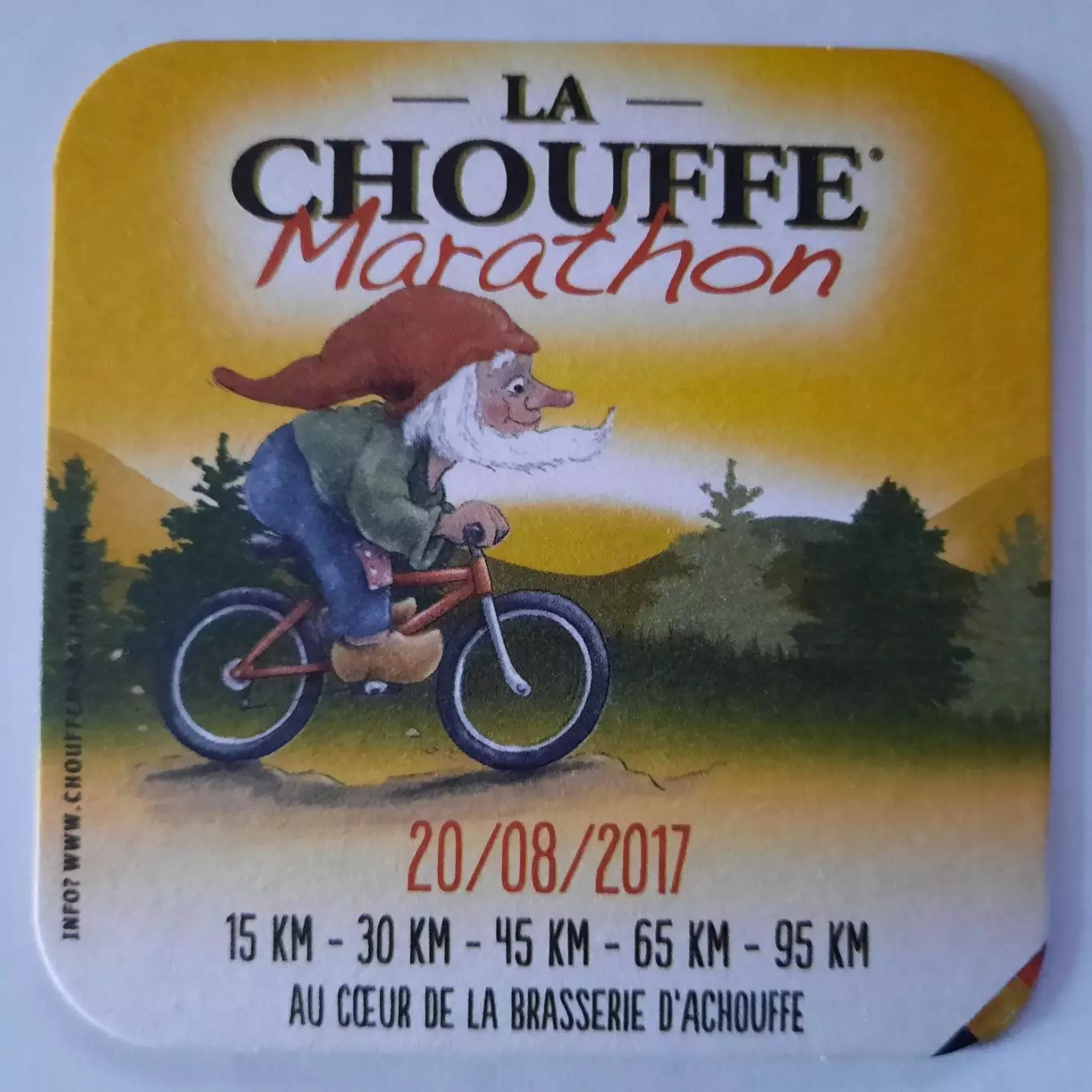 Бирдекель (подставка под пивной стакан / бокал)(Ла Шуфф) (вид 8). 1