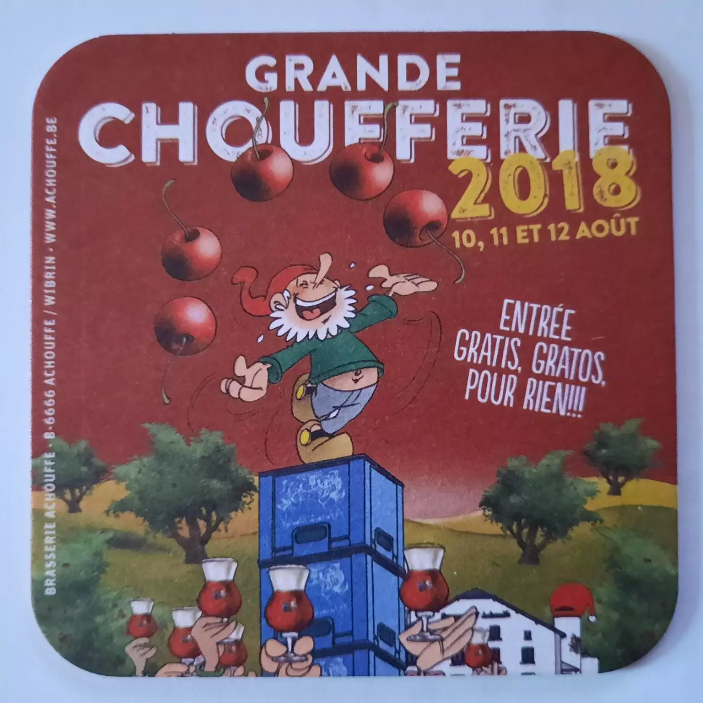 Бирдекель (подставка под пивной стакан / бокал)(Ла Шуфф) (вид 9).