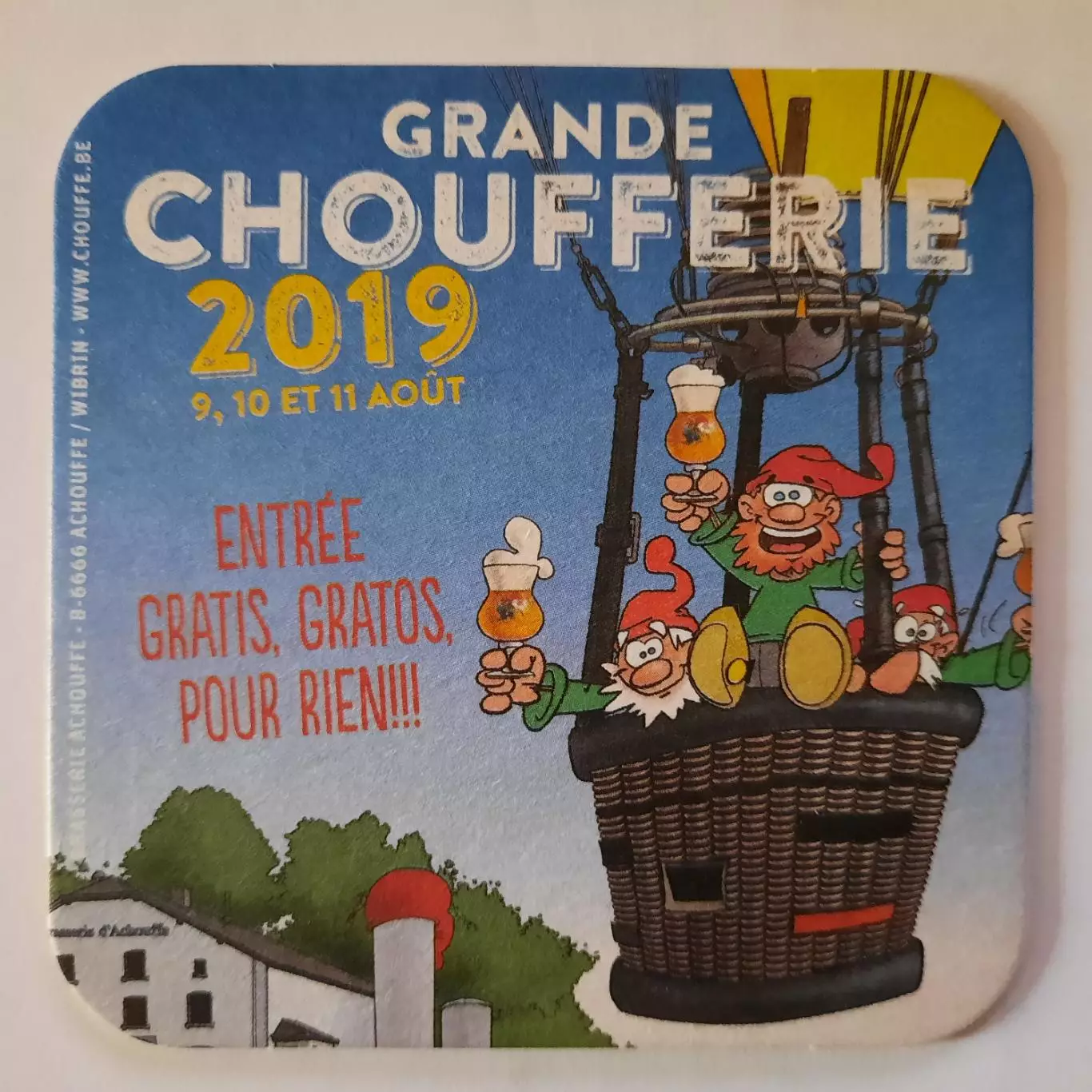 Бирдекель (подставка под пивной стакан / бокал)(Ла Шуфф) (вид 10).