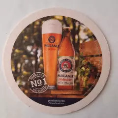 Бирдекель (подставка под пивной стакан/бокал). Пиво Пауланер Вид 3