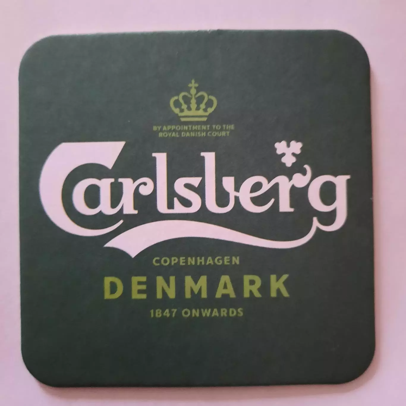 Бирдекель (подставка под пивной стакан/бокал). Пиво Карлсберг Вид 2