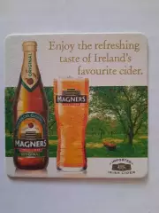 Бирдекель (подставка под пивной стакан/бокал). Пиво Магнерс. Вид 2