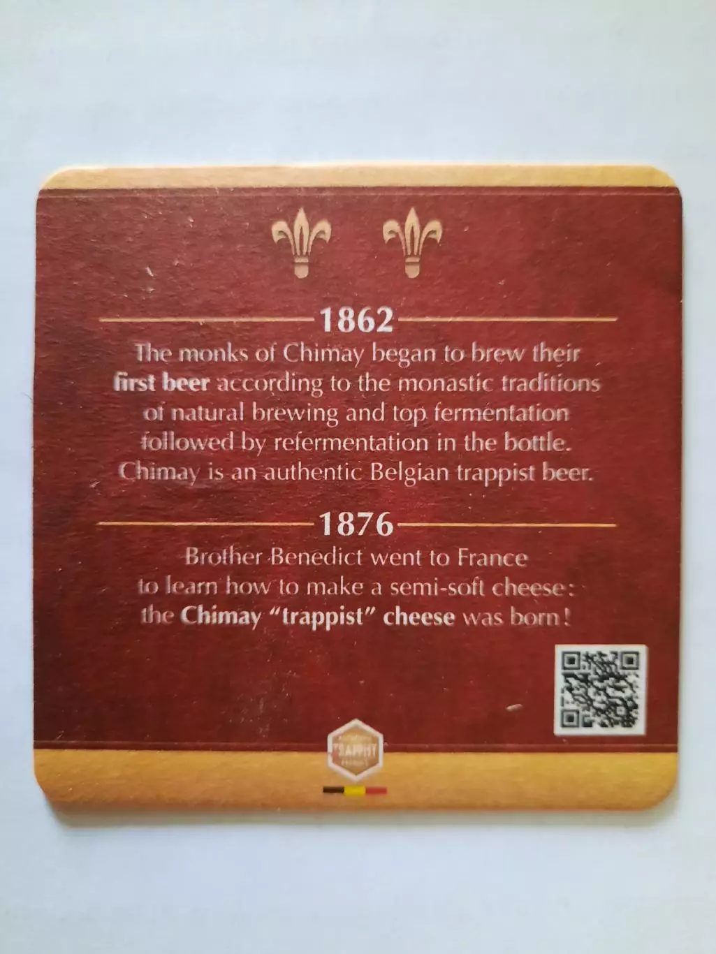 Бирдекель (подставка под пивной стакан/бокал). Пиво Шимэ. 1