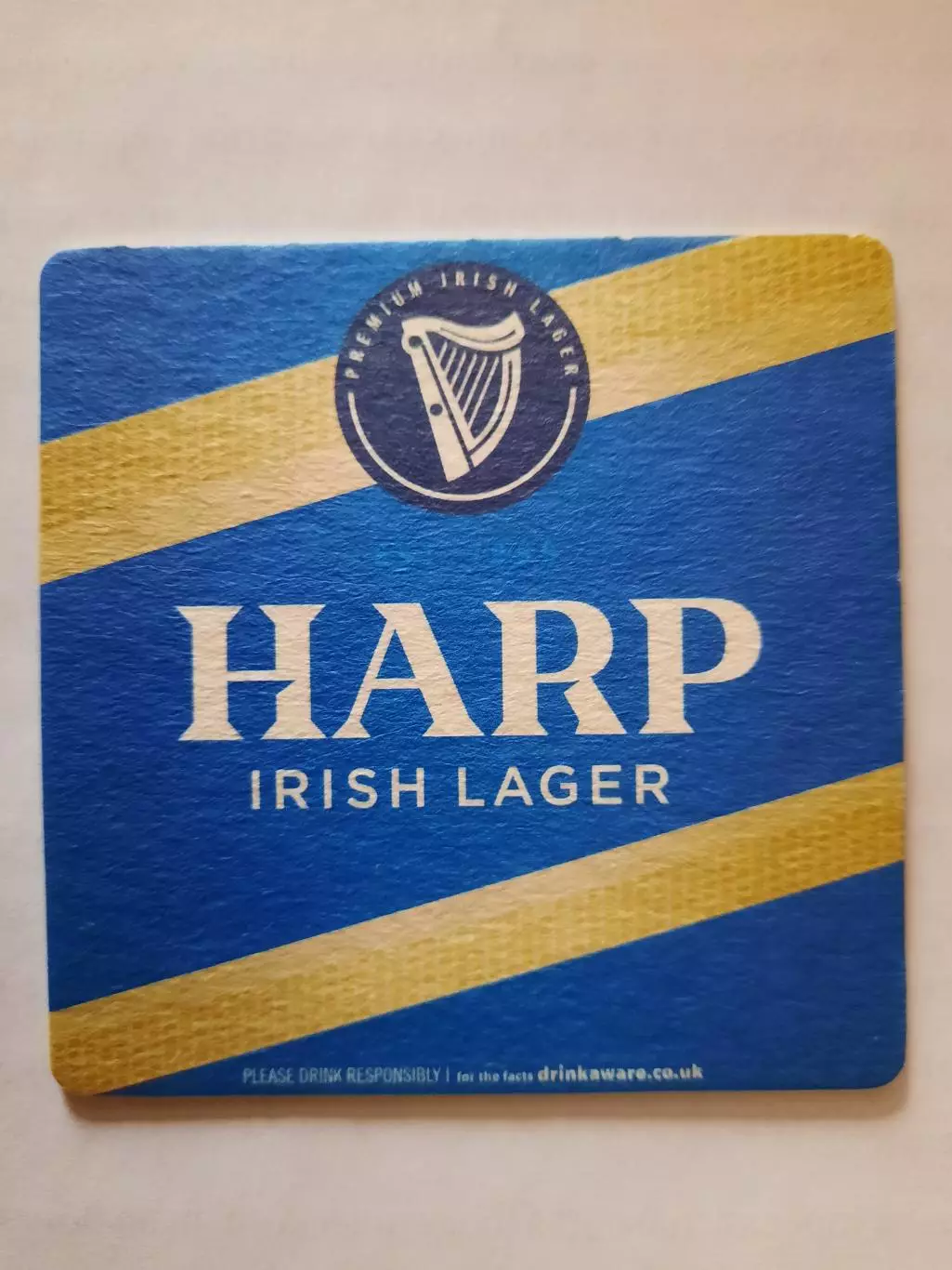 Бирдекель (подставка под пивной стакан/бокал). Пиво Харп. Вид 2 1