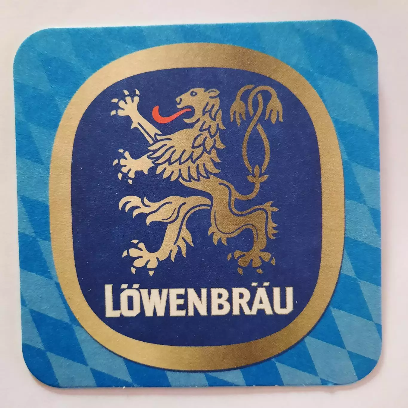 Бирдекель (подставка под пивной стакан/бокал). Пиво Лёвенбрау. 1