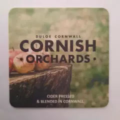 Бирдекель (подставка под пивной стакан/бокал). Пиво Корниш Орчардс.