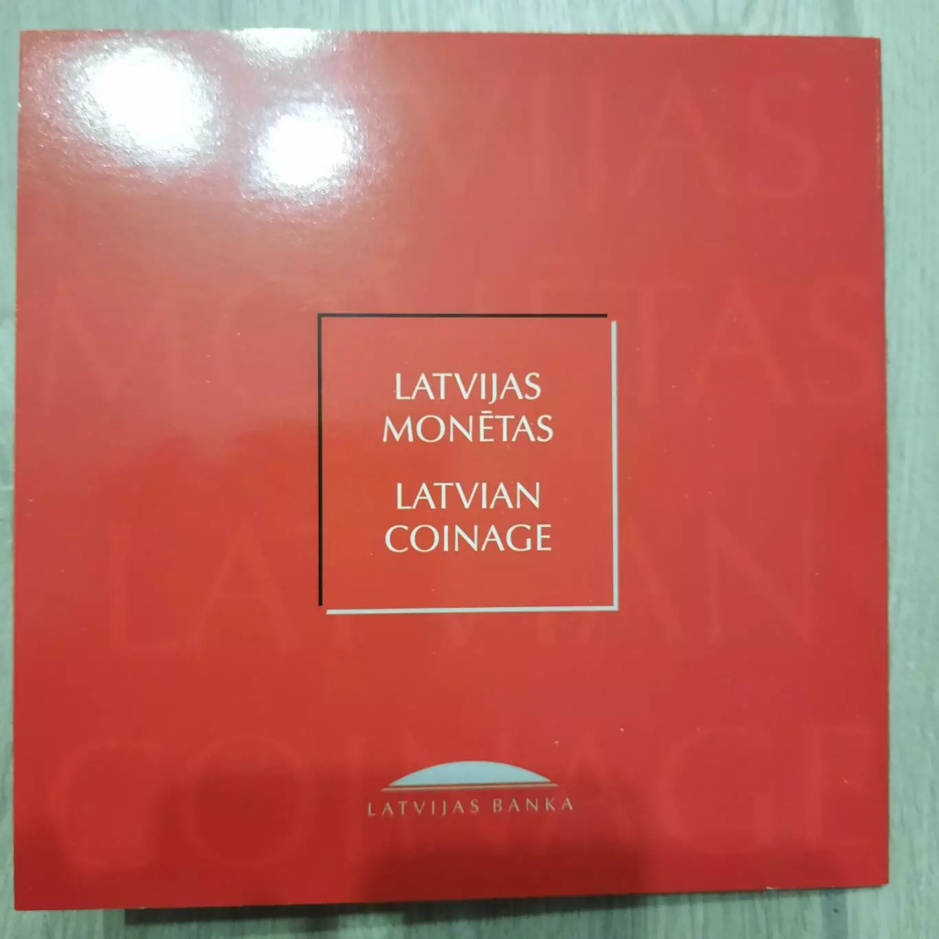 Сувенирный набор монет в блистере. Латвия. 4
