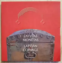 Сувенирный набор монет в блистере. Латвия.