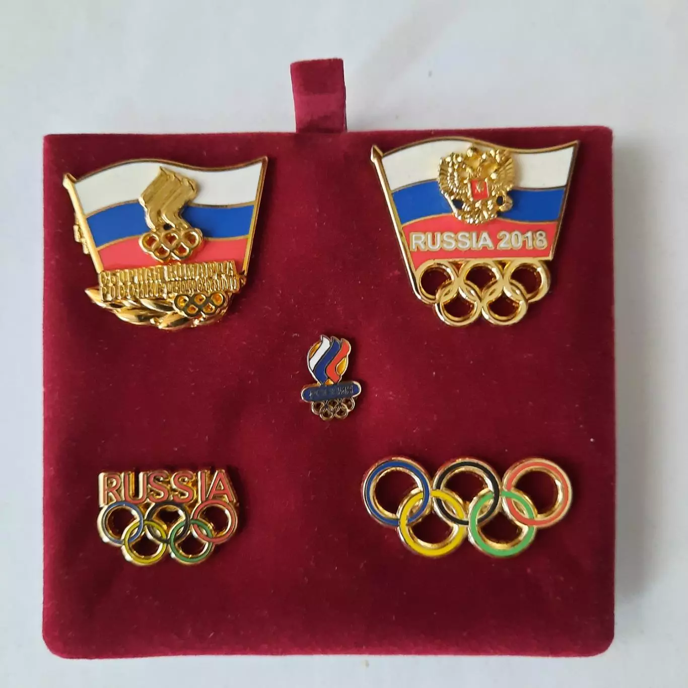 Официальные значки ОКР России. Пхёнчхан 2018 1