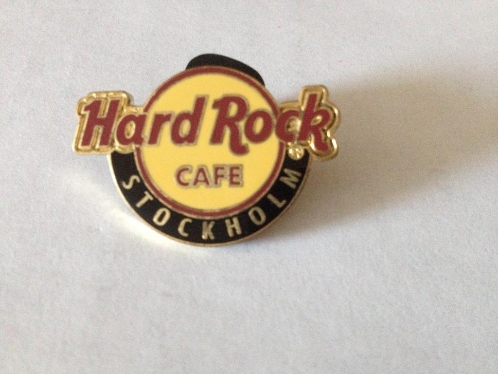 Hard Rock cafe / Хард Рок кафе Стокгольм. Классический логотип.