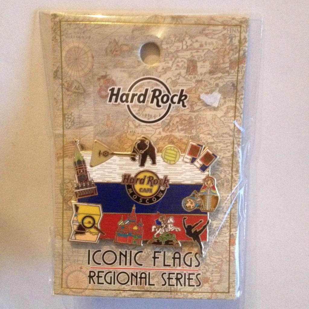Hard Rock cafe / Хард Рок кафе Москва серия ICONIC FLAGS