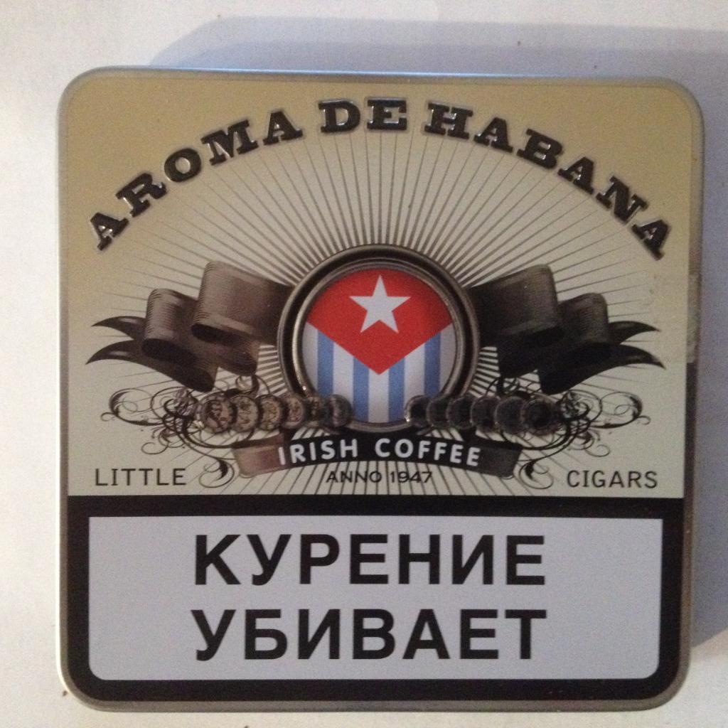 Пачка от сигарет AROMA DE HABANA (металл)