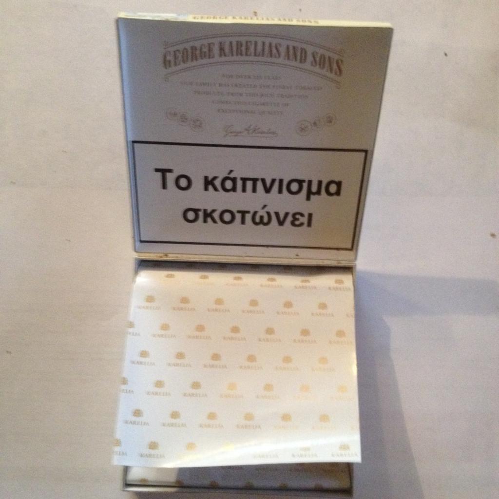 Пачка от сигарет GEORGE KARELIAS AND SONS (картон) 2